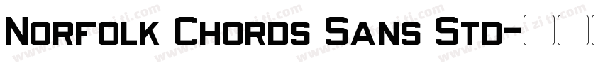Norfolk Chords Sans Std字体转换